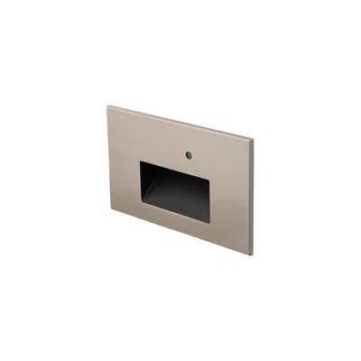 Wac Davis 5" Wide Brushed Nickel Led Step Light With Photocell