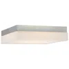 Wac Dice 9" Square Brushed Nickel Frame Modern Led Ceiling Light Panel