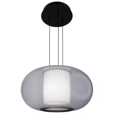 Wac Doma 10.75"h X 20"w 1-light Pendant In Black