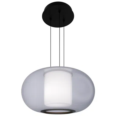Wac Doma 8.75"h X 16"w 1-light Pendant In Black