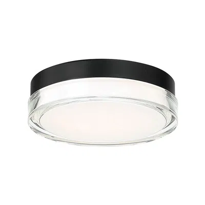 Wac Dot 2.5"h X 8.88"w 1-light Flush Mount In Black