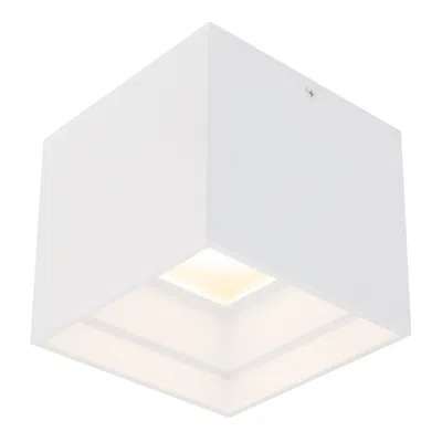 Wac Downtown 4.5"h X 5"w 1-light Flush Mount In White