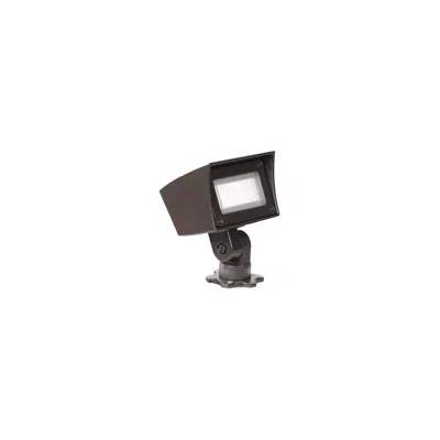 Wac Dual Cct 4 1/2" High Bronze 12v Led Mini Flood Light