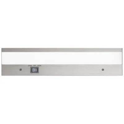 Wac Duo 12" Wide Brushed Aluminum Led Under Cabinet Light