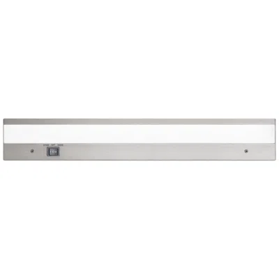 Wac Duo 18" Wide Brushed Aluminum Led Under Cabinet Light