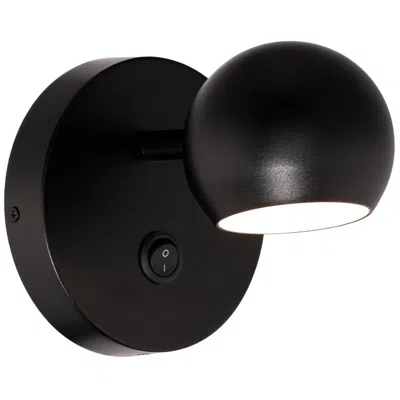 Wac Duplex 5 1/4" High Black Led Wall Sconce