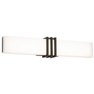 Wac Dweled Minibar 28" Wide Black Led Bath Light