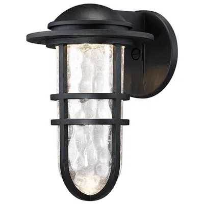 Wac Dweled Steampunk 12 3/4" High Black Led Outdoor Wall Light