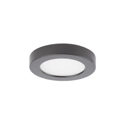 Wac Edge Lit 3"w Dark Bronze Led Button Under Cabinet Light