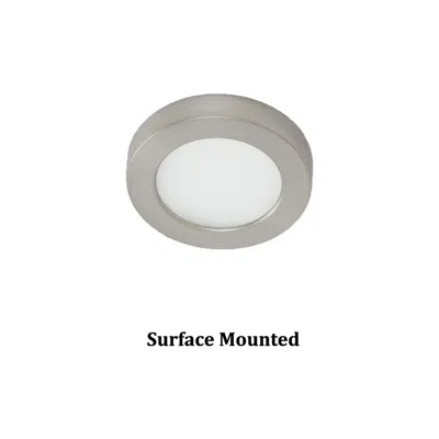 Wac Edge Lit 3"w Round Nickel Led Button Under Cabinet Light