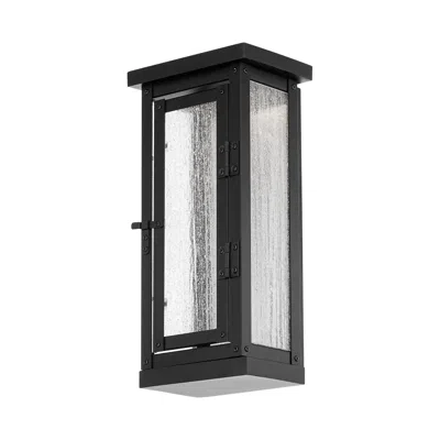 Wac Eliot 14"h X 7"w 1-light Outdoor Wall Light In Black