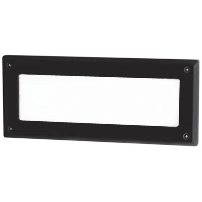 Wac Endurance 9 1/2"w Architectural Black Led Brick Light