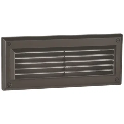 Wac Endurance 9"w Architectural Bronze Louver Led Brick Light