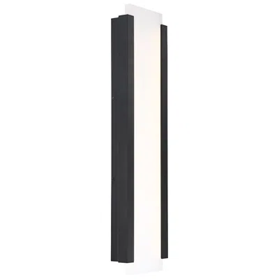 Wac Fiction 26" High Black Led Ada Outdoor Wall Light