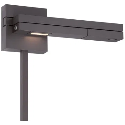 Wac Flip Led Swing Arm Wall Light In Black