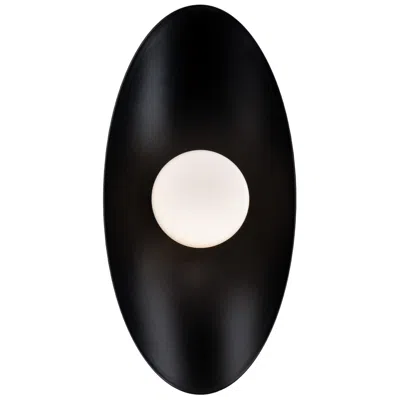 Wac Glamour 18"h X 9"w 1-light Wall Sconce In Black