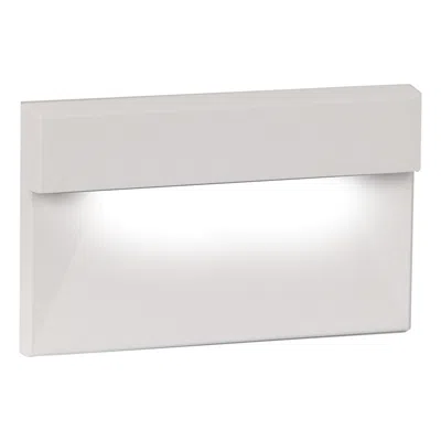 Wac Graf 5" Wide White Rectangular Led Step And Wall Light