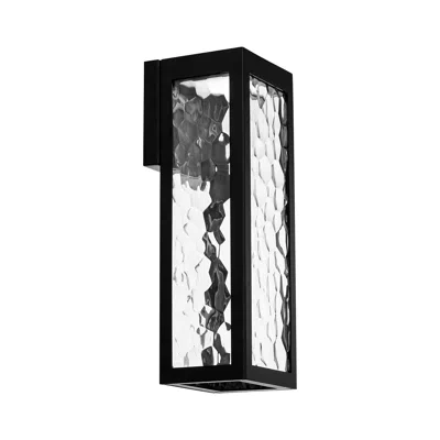 Wac Hawthorne 18" High Black Led Outdoor Wall Light
