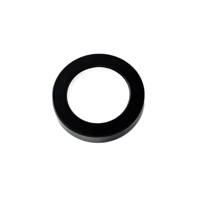 Wac Hr90 3" Wide Black Edge-lit Led Button Light