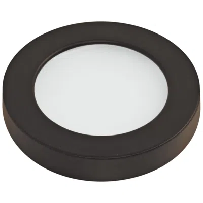 Wac Hr90 3" Wide Dark Bronze Edge-lit Led Button Light