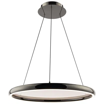 Wac Huxley 1.63"h X 23.38"w 1-light Pendant In Black Chrome