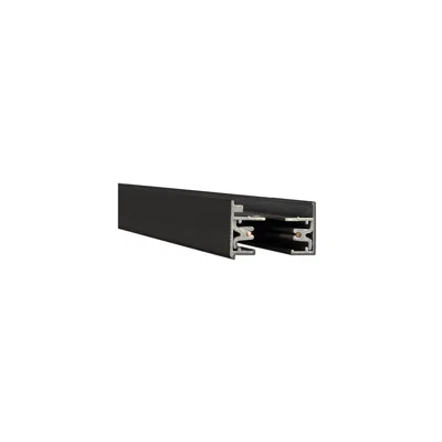 Wac Illuminati 8-foot Black Track With Dead End For Lightolier Systems.