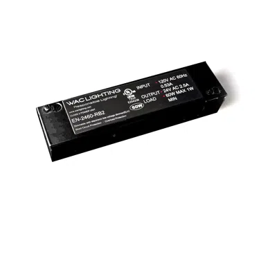 Wac Invisiled 6.5"w Black 60 Watt Remote Class 2 Transformer