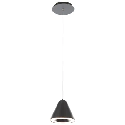 Wac Kone 6 1/2" Wide Black Led Conical Mini Pendant