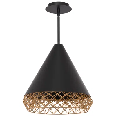Wac Lacey 15.88"h X 15.75"w 1-light Pendant In Black