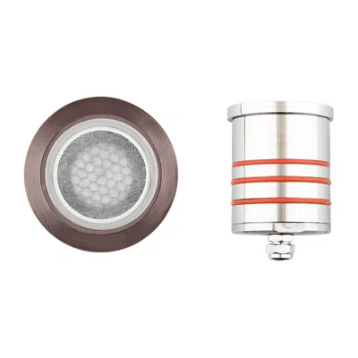 Wac Landscape 2" Brass Round Led In-ground Indicator Light