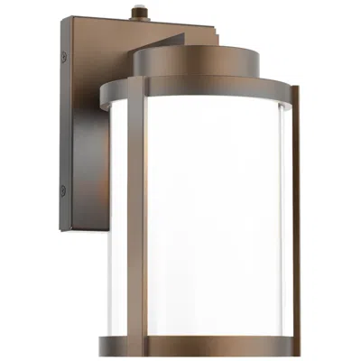 Wac Lantern 10"h X 7.13"w 1-light Outdoor Wall Light In Bronze