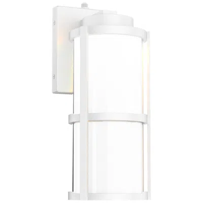 Wac Lantern 14"h X 7.13"w 1-light Outdoor Wall Light In White