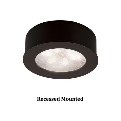 Wac Ledme 2.25" Wide Round Black 2700k Led Button Light