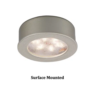 Wac Ledme 2.25" Wide Round Nickel 3000k Led Button Light