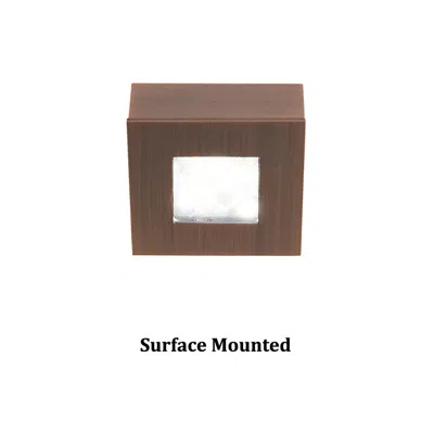 Wac Ledme 2.25" Wide Square Bronze 2700k Led Button Light In Brown