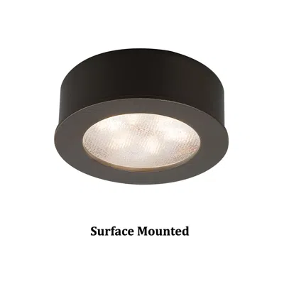Wac Ledme 2.25"w Round Dark Bronze 2700k Led Button Light