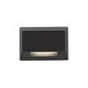 Wac Ledme 3 1/2"w Bronze Rectangular Led Deck Or Patio Light