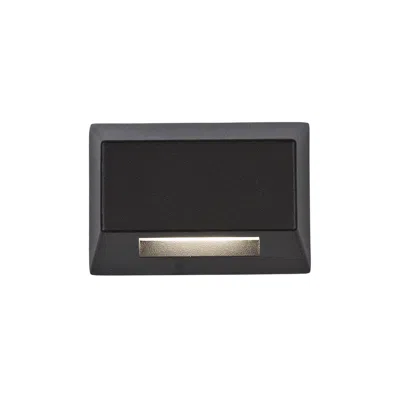 Wac Ledme 3 1/2"w Bronze Rectangular Led Deck Or Patio Light