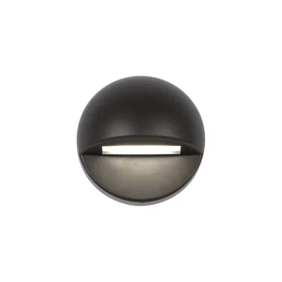 Wac Ledme 3"w Bronze Round 3000k Led Deck And Patio Light