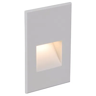 Wac Ledme 3"w White Anti-microbial Vertical Led Step Light