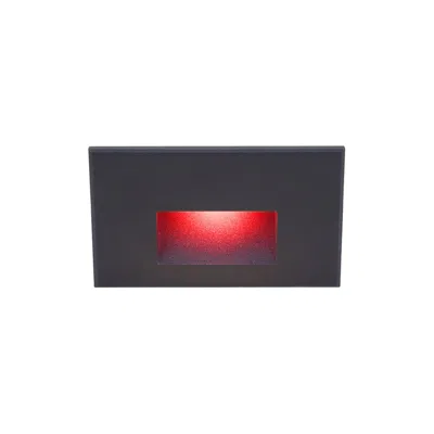 Wac Ledme 5" Wide Black Horizontal Led Step Light