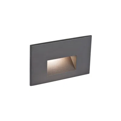 Wac Ledme 5" Wide Bronze Horizontal 3000k Low Voltage Led Step Light