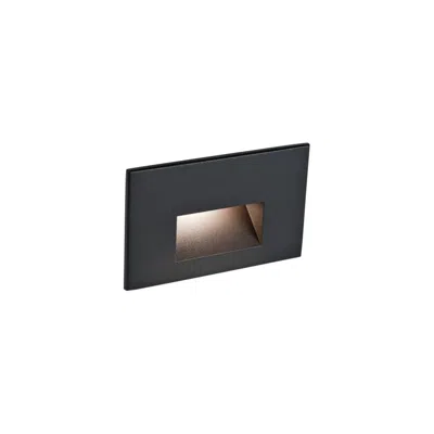 Wac Ledme 5"w Black Horizontal 2700k Led Step And Wall Light