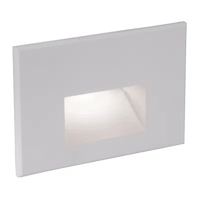 Wac Ledme 5"w White Anti-microbial Horizontal Led Step Light