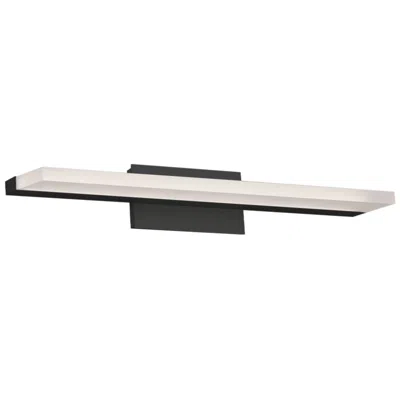 Wac Level 3"h X 19"w 1-light Linear Bath Bar In Black