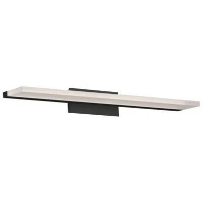Wac Level 3"h X 25"w 1-light Linear Bath Bar In Brushed Black
