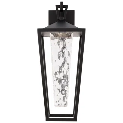 Wac Manchester 25"h X 9.5"w 1-light Outdoor Wall Light In Black