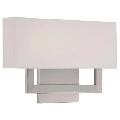 Wac Manhattan 15"w Brushed Nickel Medium Led Wall Sconce