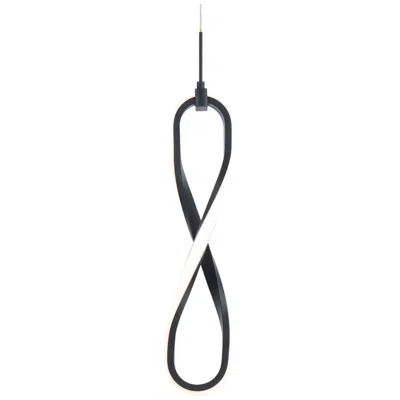 Wac Marise 21"h X 3.5"w 1-light Mini Pendant In Black