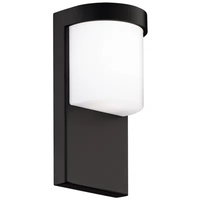 Wac Midtown 15"h X 5"w 1-light Outdoor Wall Light In Black